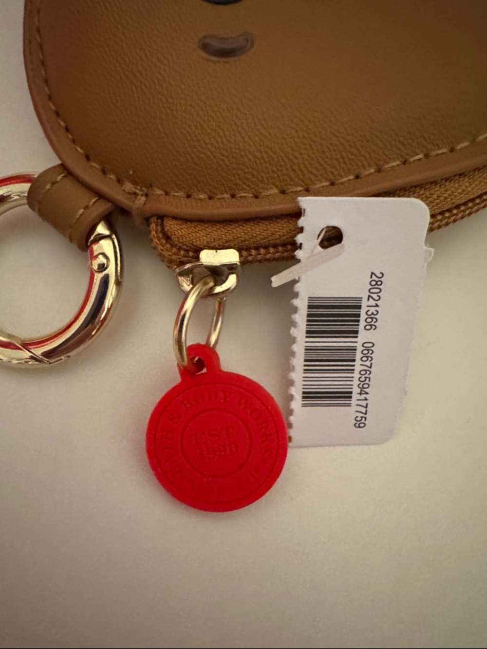 Bath and Body Works Gingerbread Cookie Keychain Coin Purse - Picture 3 of 3